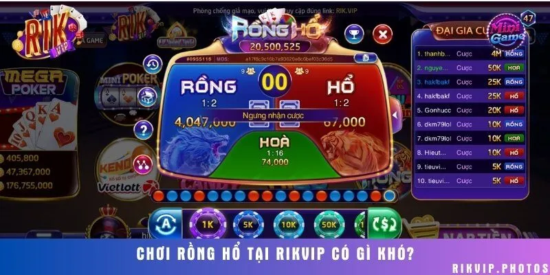 Tổng quan về cách chơi chơi Rồng Hổ trực tuyến mới nhất