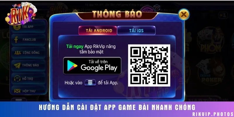 Hướng dẫn cài đặt ứng dụng cổng game nhanh chóng trên Android và iOS