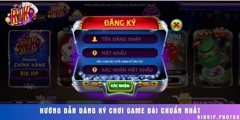 Các bước đăng ký tài khoản game bài nhanh chóng dễ dàng