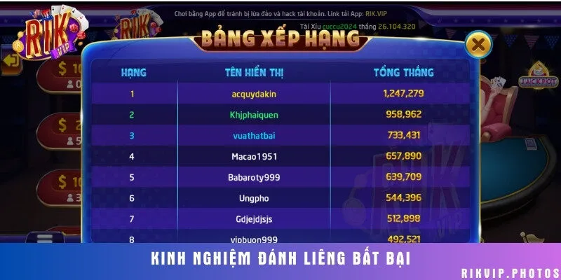 Bí quyết luôn giành chiến thắng khi chơi bài Liêng