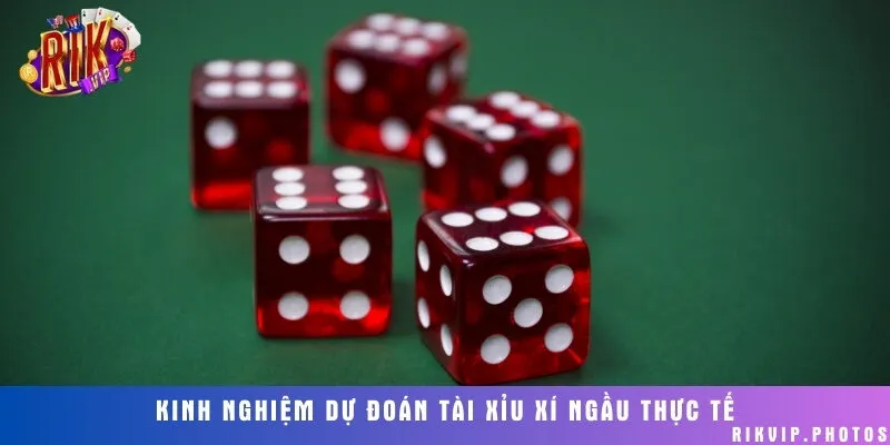 Áp dụng những kinh nghiệm cược cách chơi Tài Xỉu Xí Ngầu vào thực tế