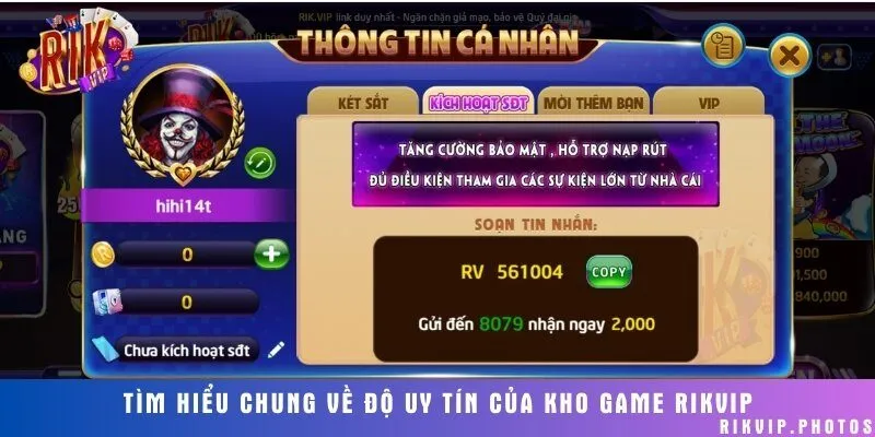 Cổng game Rikvip được cấp phép hợp pháp, uy tín hàng đầu hiện nay