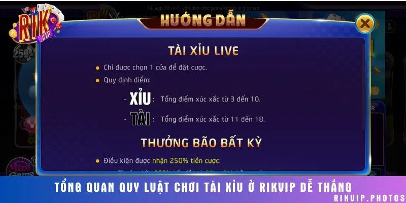 Chơi Tài Xỉu trực tuyến dễ thắng với các quy luật cơ bản
