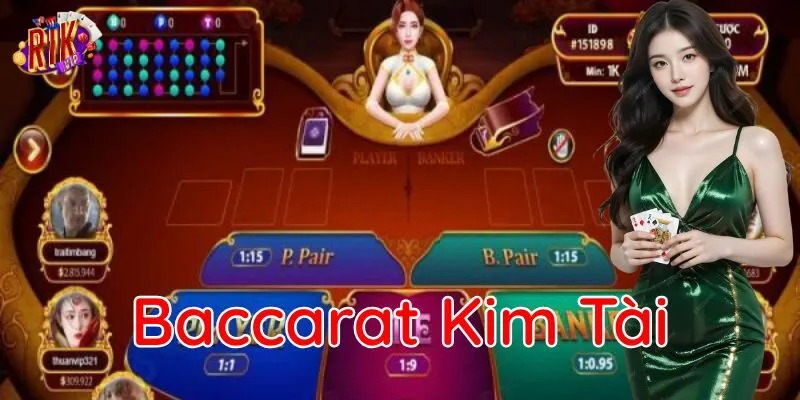 Baccarat Kim Tài với giao diện đẹp mắt